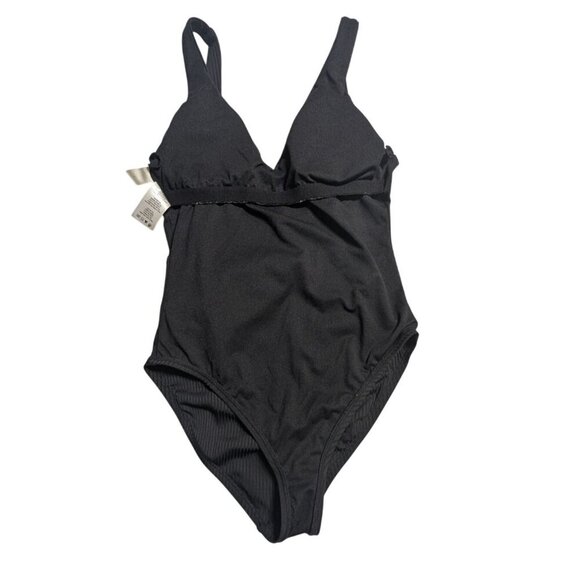 Jessica Simpson Textured One Piece Swimsuit & Cover-Up Belted Womens Small - Picture 11 of 16